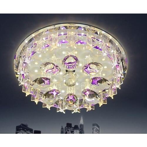 Crystal Cloakroom Ceiling Lights Lights Corridor Ceiling Lights in the entrance led creative entrance hall color