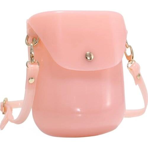 Mini Messenger Bag for Women 2021 Glittering PVC Jelly Bag Handbag Luxury Design Crossbody Clamshell Tote Bag Sac De Luxe Femme