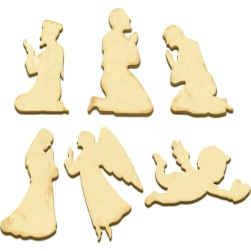 Prayer Blessing,3D Design Cookie Cutter,Nun, Praying Person, Archangel, Cupid,Baking Mold,Fruits Cake Decorating Tool