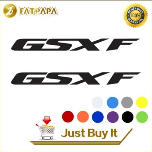 Motorcycle bike Fuel tank Wheels Fairing notebook Luggage helmet MOTO Sticker decals For SUZUKI GSXF 600 750 400