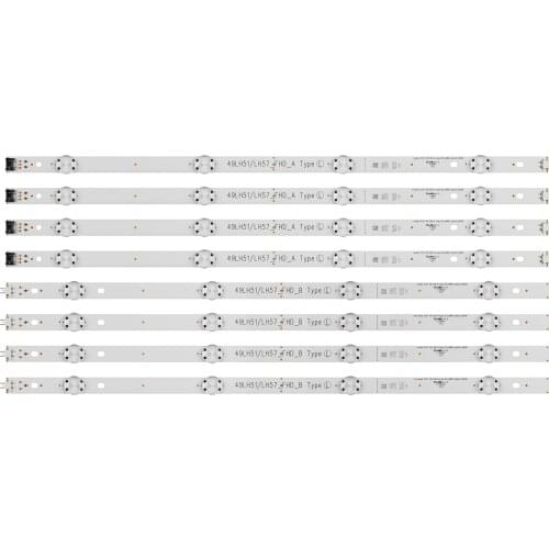 New LED backlight 49LH51/LH57_FHD_A 49LH51/LH57_FHD_B for LG innotek 49LK5100PLA 15.5Y 49"_FHD A-Type B-Type HV490FHB-NBD