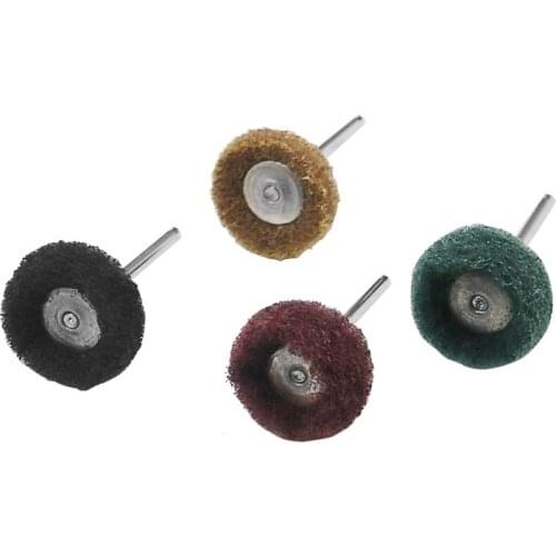 Polishing Wheel 40pcs Buffing Pad Brush Jewelry Metal Micro-Electronic Dremel Accessories for Rotary Tools Nylon Polishing Pads