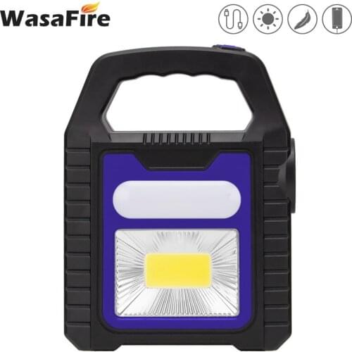 Portable Work Light 2*LED+1*COB Portable Spotlight Work Lamp Rechargeable Flashlight Waterproof Camping Lamp Outdoor Searchlight