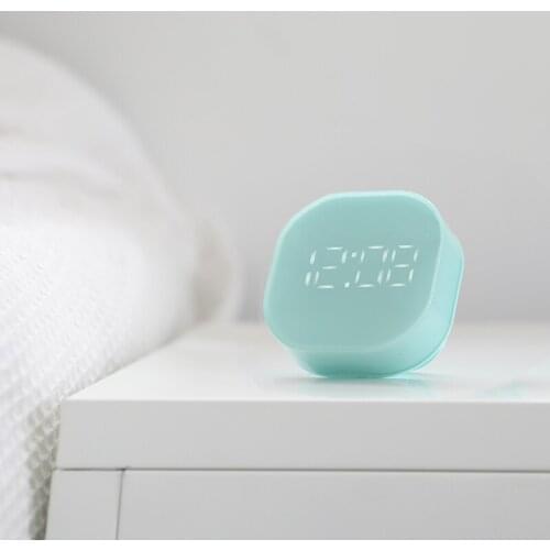 Mini Luminous Digital Electronic Alarm Clock Silent Modern Minimalist Creative Alarm Clock Multi Function Alarm Clock MM60NZ