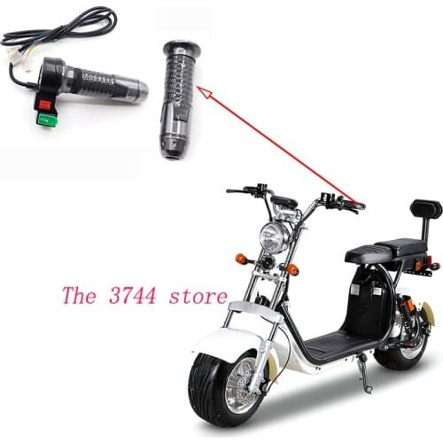Three-speed Handlebar Electric Turn Handle Modified LCD Instrument Speed Horn For Citycoco Electric Scooter Accessories