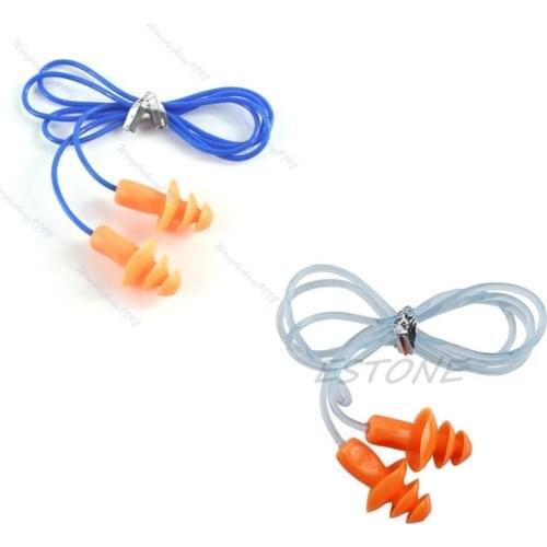 Soft Silicone Ear Plug Hearing Protector Hearing For Swimming Sleeping 24dB