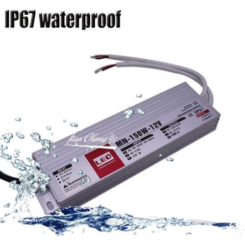 1set LED ultra-thin power supply IP67 waterproof DC12V to 275V transformer outdoor 200W 16.6A LED driver for LED strip Light
