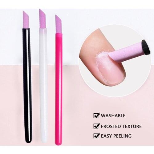 1pcs Quartz Nail Cuticle Remover Dead Skin Pusher Trimmer Manicure Grinding Rods Nail Art Files Accessories