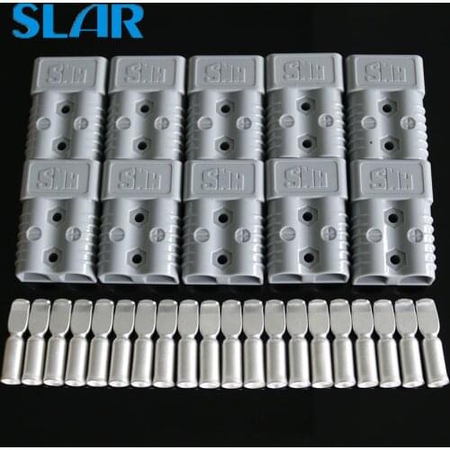 10pcs X 175A SB175 Power Connector Plug Red Gray 12/24V Charger Battery DC AC Power Connector Portable