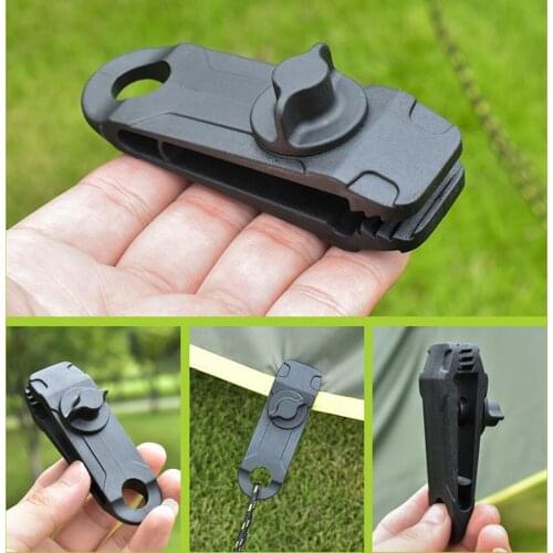 10pcs Tarpaulin Clip Quality Durable Awning Tent Lashing Buckle Outdoor Camping Awning Hook Windproof Rope Woodworking Tools