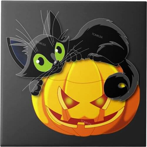 2020 Black Cat and Scary Pumpkin Metal Cutting Dies Halloween Dies Stencil for DIY Scrapbooking Cards Decorative