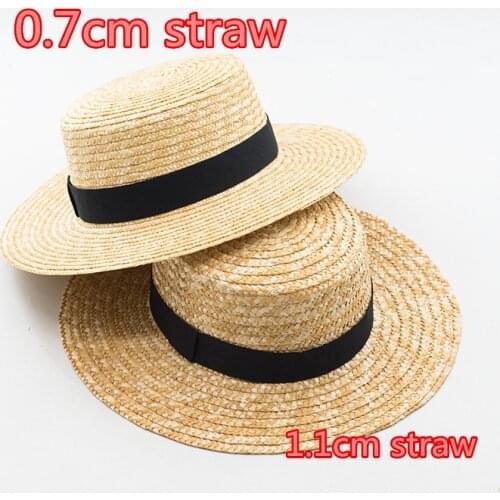 202001-shi British Style handmade fine straw fedoras cap men women panama jazz hat