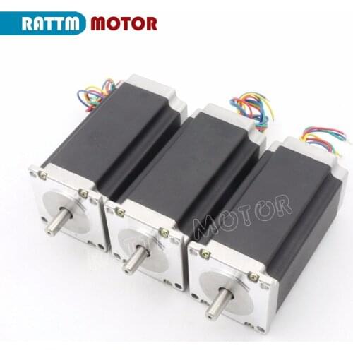 3PCS NEMA23 CNC stepper motor 112mm, 425 Oz-in, 3A CNC stepper motor stepping motor from RATTM MOTOR