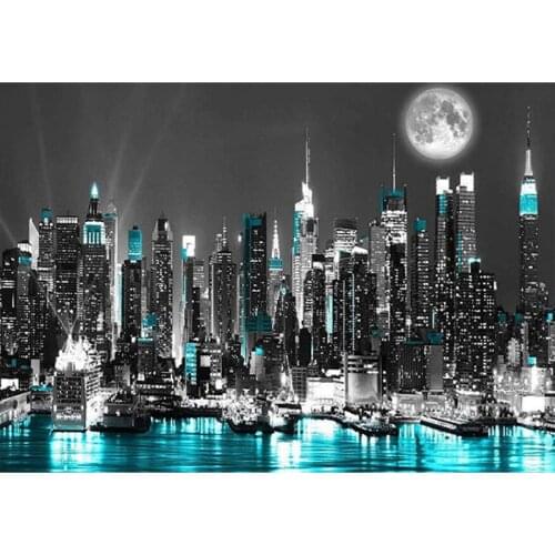 5D diy diamond painting New York night city landscape decoration full diamond diamond embroidery crafts gift