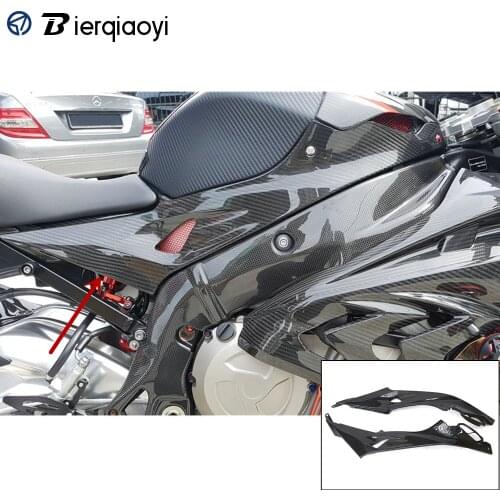 Motorcycle S1000 RR/S1000RR/S 1000 RR 3K Twill Carbon the Side Plate Panel of Fuel Tank For BMW S1000RR 2018 2017 2016 2015