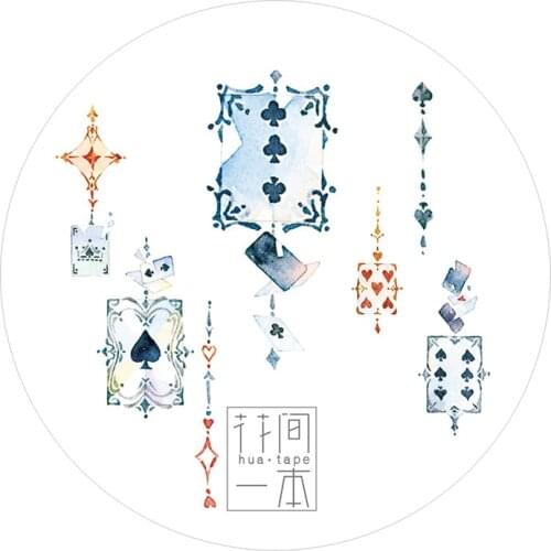 10m Paper Masking Tape Poker Story Material Sticker