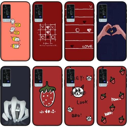 Girls like Phone case for vivo x60 pro plus x50 s7 s9 x30 x27 s9e, Protective silicone case for vivo iqoo 7 z3 neo 3 5