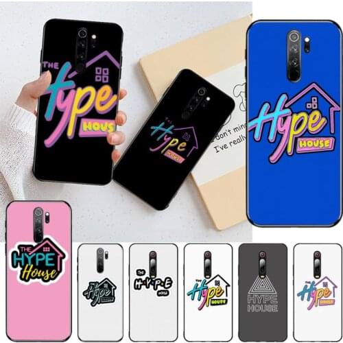 Hype House Cover Black Soft Shell Phone Case for Redmi 8A Note 9 8 8T 7 6 6A 5 Go Pro Redmi 9 K20