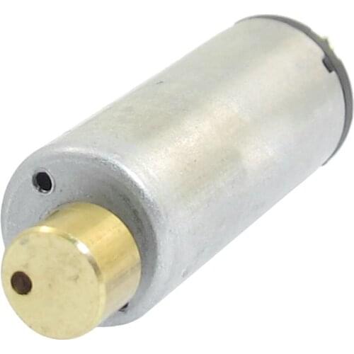 DC 1.5-6V 1750-7000RPM Output Speed Electric Mini Vibration Motor Silver+Gold