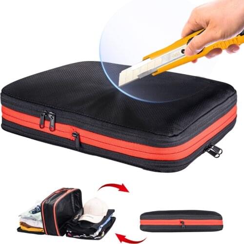 Compression Travel Bags Large Capacity Storage Suitcase Luggage Bags Clothes Charger Data Cable Storage Bag Organizer Reusable