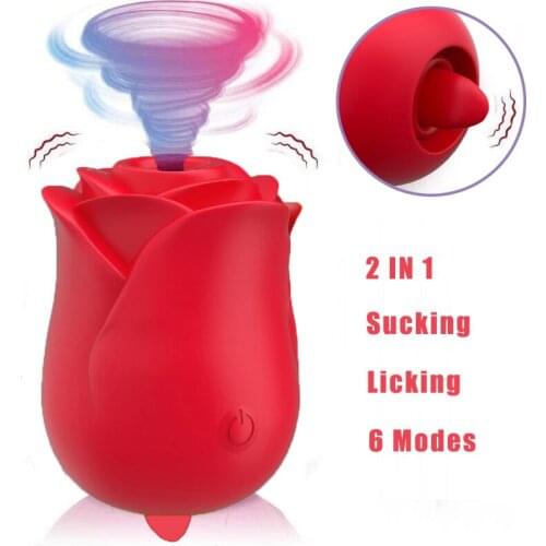 2 In 1 Massager Clitoral Vibrator Oral sucking Tongue Licking Rechargeable Silicone Stimulator Female Masturbator Oral Sex toys