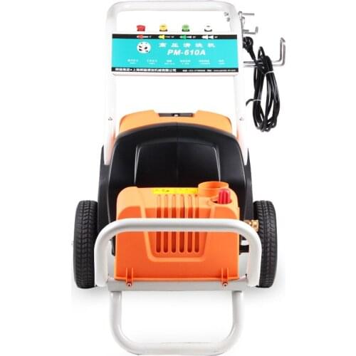PM-620A cold water washing machine 380V 3kW high pressure washer 150bar high flow 13LPM cleaning machine stop shut gun off
