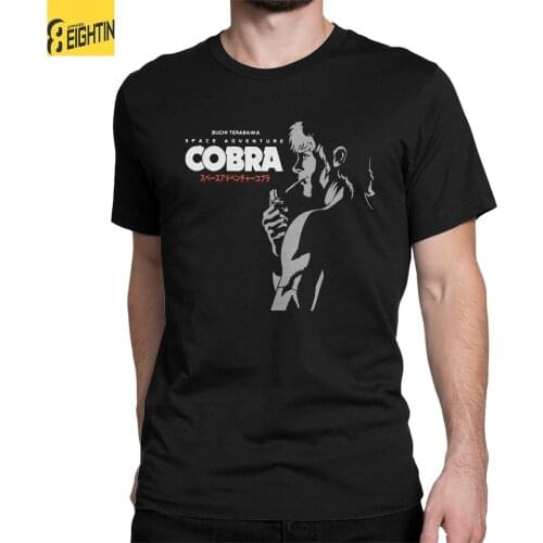 Cobra Space Adventure Men T Shirt Funny Tees Short Sleeve Crewneck T-Shirt Cotton New Arrival Tops