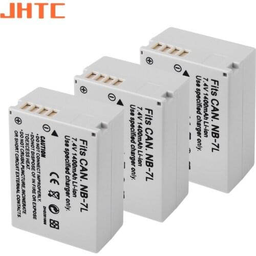NB-7L NB7L NB 7L Battery 1400mAh For Canon Powershot G10 G11 G12 SX30IS Batteria Camera