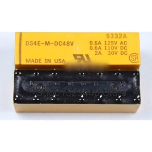 New DS4E-M-DC48V DS4E-M DC48V AG204544 2A 30V DC 2PCS PIN14