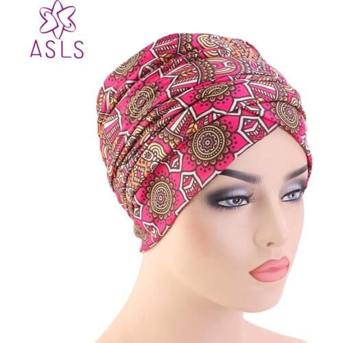 New nigerian turban Cap HeadScarf Turban Head Wraps Cap Hat Ladies Muslim cotton Women Hijab Extra Long Hair accessories
