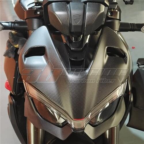 MotorcycleFront Fairing Cover Cowl Farings For Ducati Streetfighter V4 V4S 2020-2021 Full Carbon Fiber 100