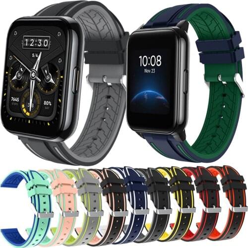 Band For Realme Watch 2 2 Pro Smart Watch 22mm Silicone Strap For Realme Watch S Pro Bracelet correa Accessories