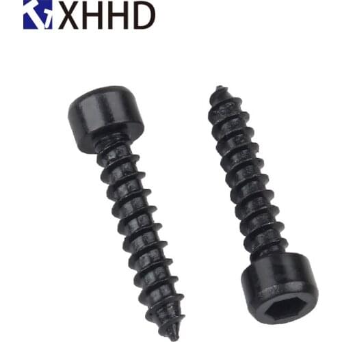 M2 M2.6 M3 M4 M5 Socket Head Cap Screw Self-tapping Hex Socket Head Cap Screw Metric Thread Hexagon Self Tapping Bolt Black