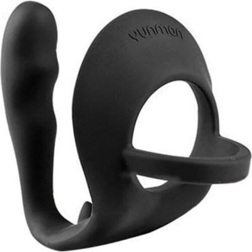 Sex Shop Silicone Anal Plug Vibrator With Penis Sleeve Masturbator For Men Anal Dildo Erotic Toys Prostate Massager Anal Beads