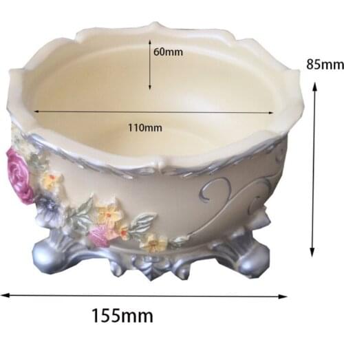 Flower Pot Silicone Mold Diy Succulents Concrete Flower Pot Vase Plaster Cement Mold Clay Mold Candle Holder Mold
