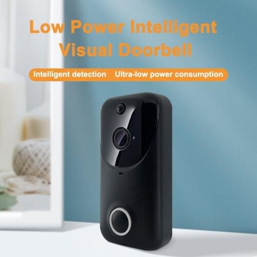 Intercom Video Doorbell Camera Low Power Wireless Phone Door Bell 1080P HD Camera Outdoor Two Way Audio IR Night Vision