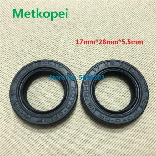Motorcycle scooter ATV high quality 17*28*5.5mm 17x28x5.5mm oil seal with spring for seal spare parts