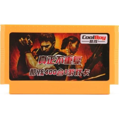 Top Quality Game Cartridge 60 Pins 8 Bit Game Card - 400 IN 1 Region Free