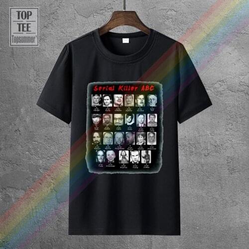 WomenS Tee Boardrippaz T Shirt Serial Killer Abc Dahmer Manson Bundy Serienm ? Rder Wanted Us For Lady Fashion Summer