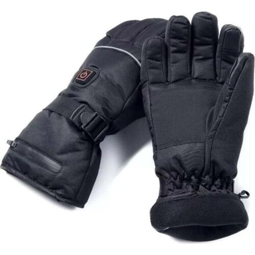 Winter Thermal Gloves Waterproof Electric Heated Gloves 3200 MAh Battery Powered For Ski Climbing Heating Gloves