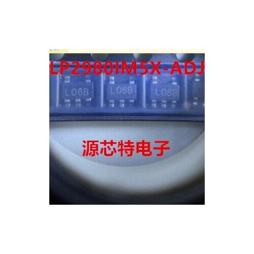 100% New&original LP2980IM5X-ADJ SOT23-5 Marking:L06B In Stock