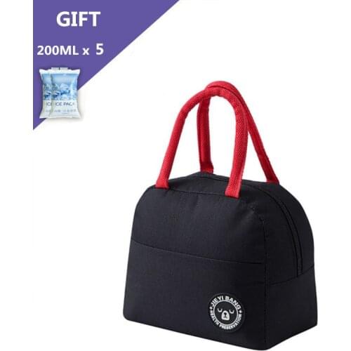 2020 wholesale Dropship Functional Pattern Cooler Portable Insulated Canvas Thermal Food Picnic Lunch Bags For Women Kids girl