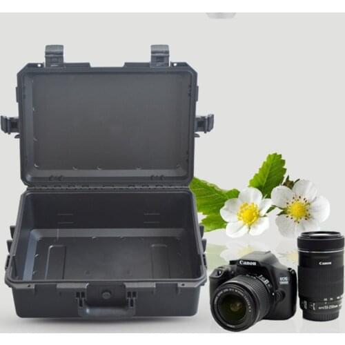 22.6 inch large size hard plastic tool case waterproof shockproof camera case with foam