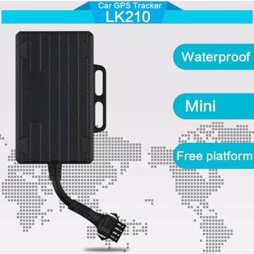 LKGPS LK210 Global Band GPRS/GSM Vehicle Car GPS Tracker Multi-functional Built-in Antenna Free Web Platform/APP for Motorcycles