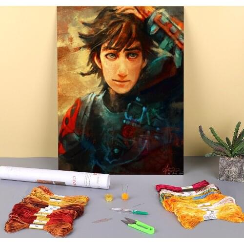 Doodles Printed 11CT Cross Stitch DIY Embroidery Patterns DMC Threads Sewing Handicraft Handmade Hobby Mulina Gift