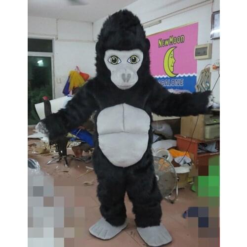 Gorilla Mascot Costume Adults Size Animal Cosplay Party Game Fancy Dress Parade Outfits Advertising Halloween Character Xmas New
