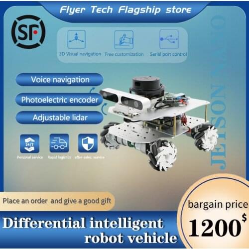 New Arrival Programmable ROS Robot Automatic Navigation SLAM Car Voice navigation
