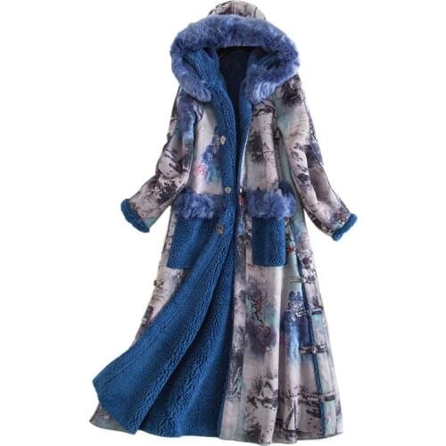 Parka Down Cotton Korean Vintage Female Jacket Winter Coat Women Clothes 2020 Thick Long Tops Parkas Plus Size ZT4606