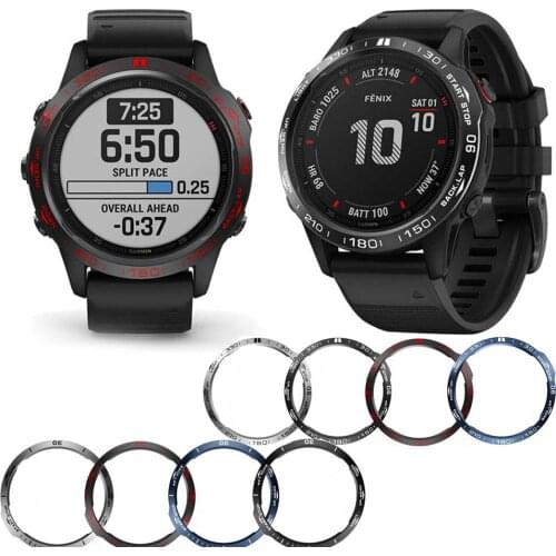 Bezel Ring Styling Frame Case For Garmin Fenix 5 5Plus 6 6Pro Smart Watch Stainless Steel Cover Anti-scratch Protection Ring