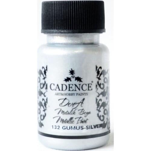Cadence Dora Silvery Metallic Paint 132-Gümüş 50ml